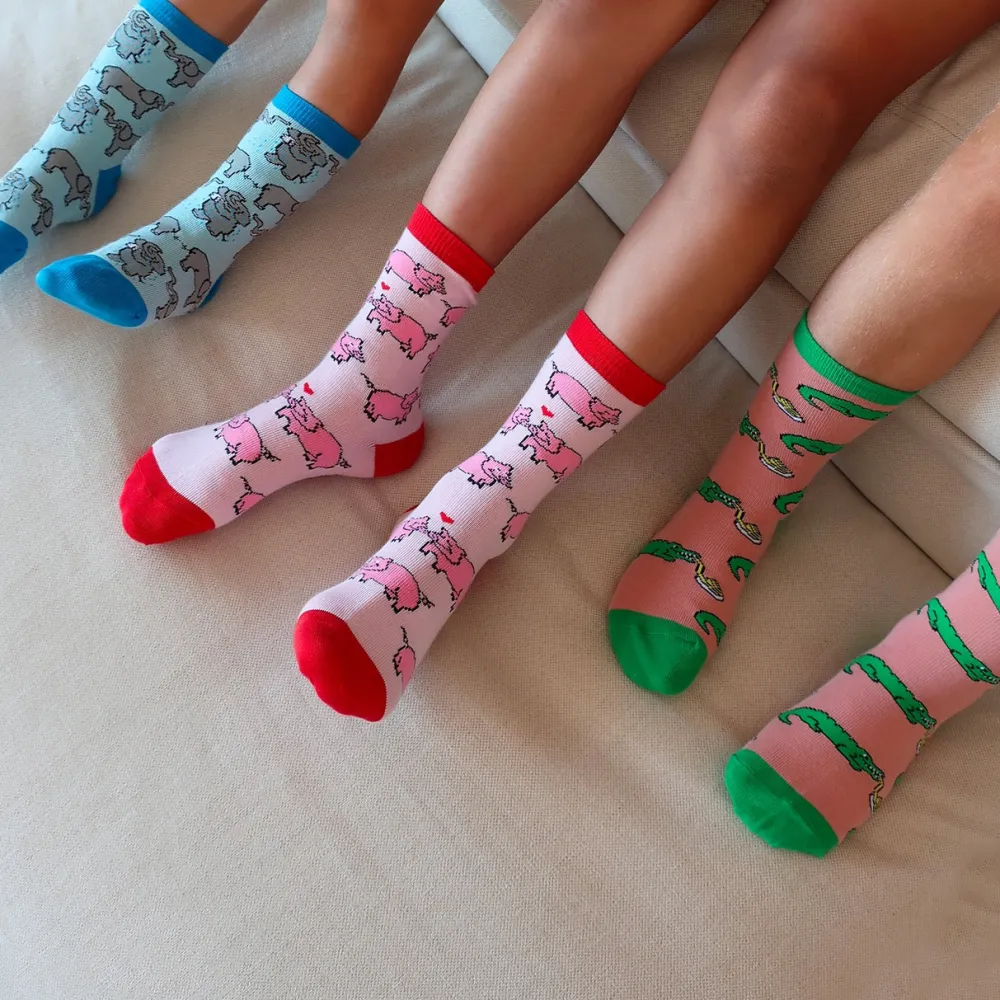 Flash Sale Chaussettes Cochons Amoureux - Enfant Enfant Chaussettes Enfants