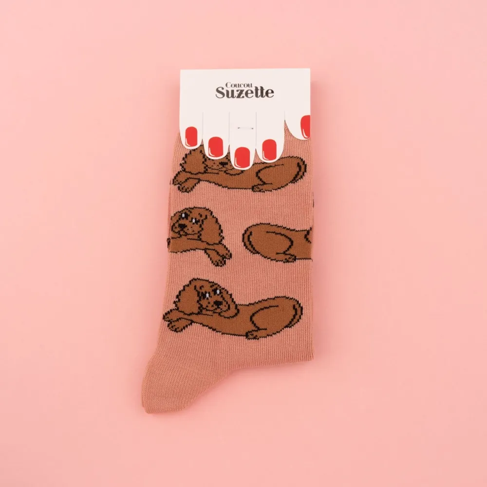 Fashion Chaussettes Cocker Chaussettes Coton