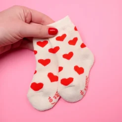 New Chaussettes Coeur - Enfant Enfant Chaussettes Enfants