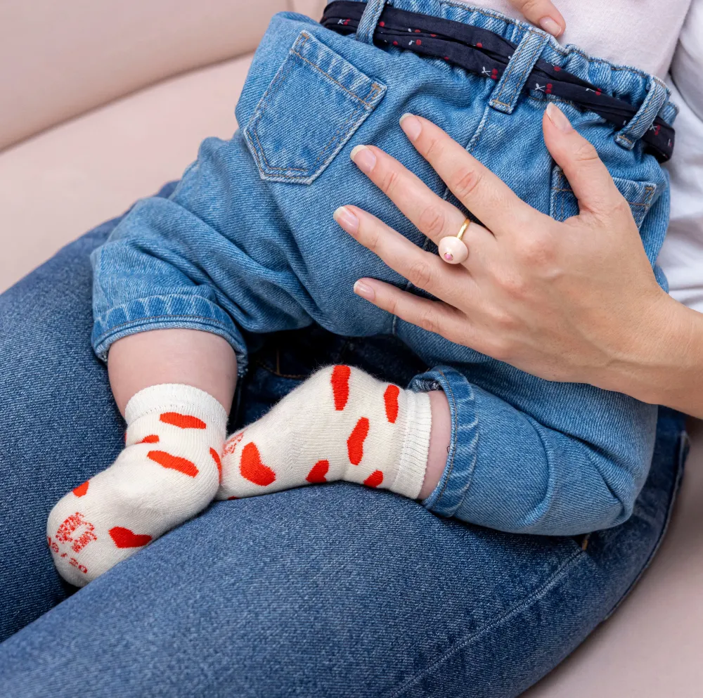 New Chaussettes Coeur - Enfant Enfant Chaussettes Enfants