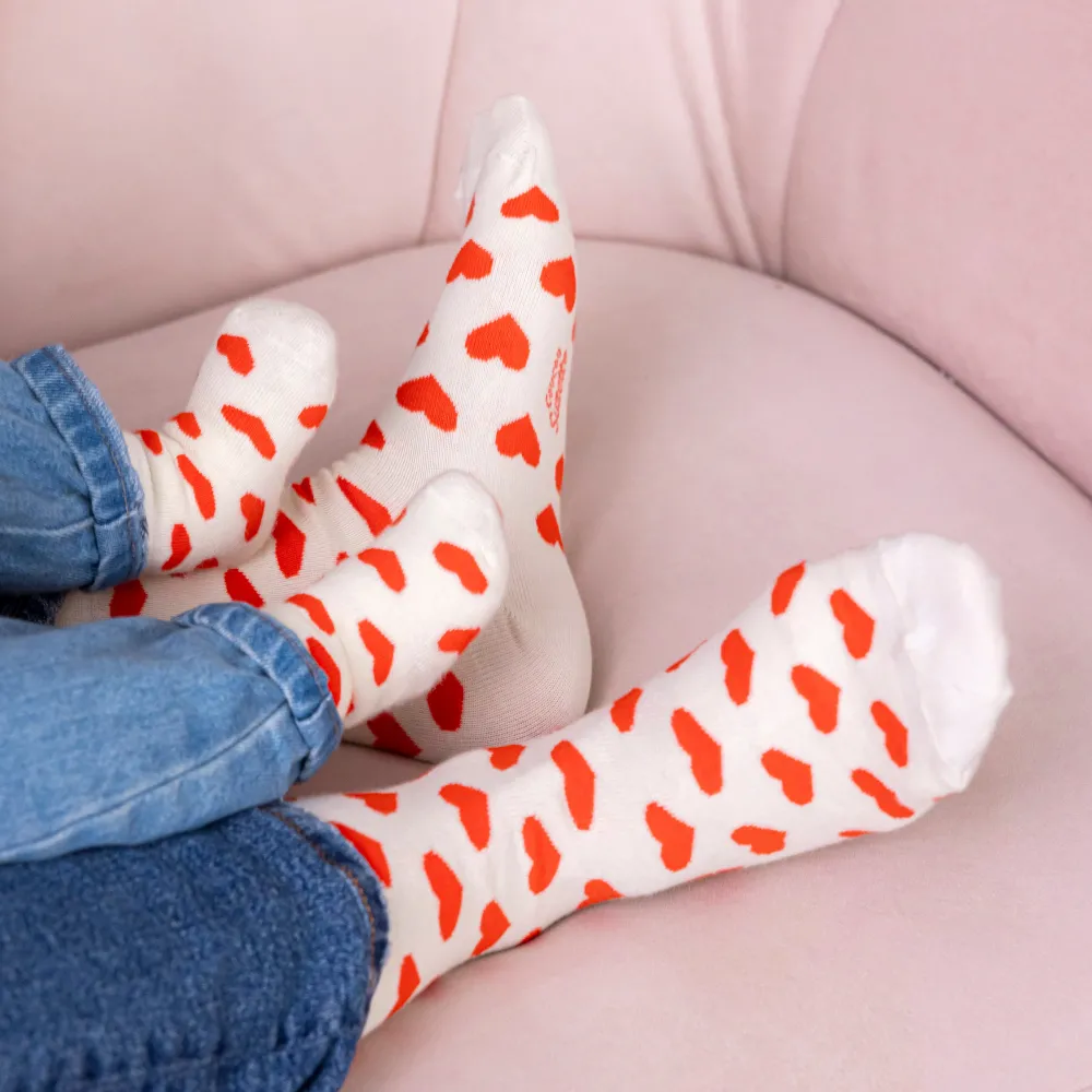 New Chaussettes Coeur - Enfant Enfant Chaussettes Enfants