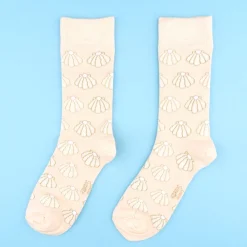 Hot Chaussettes Coquille Saint Jacques Chaussettes Coton