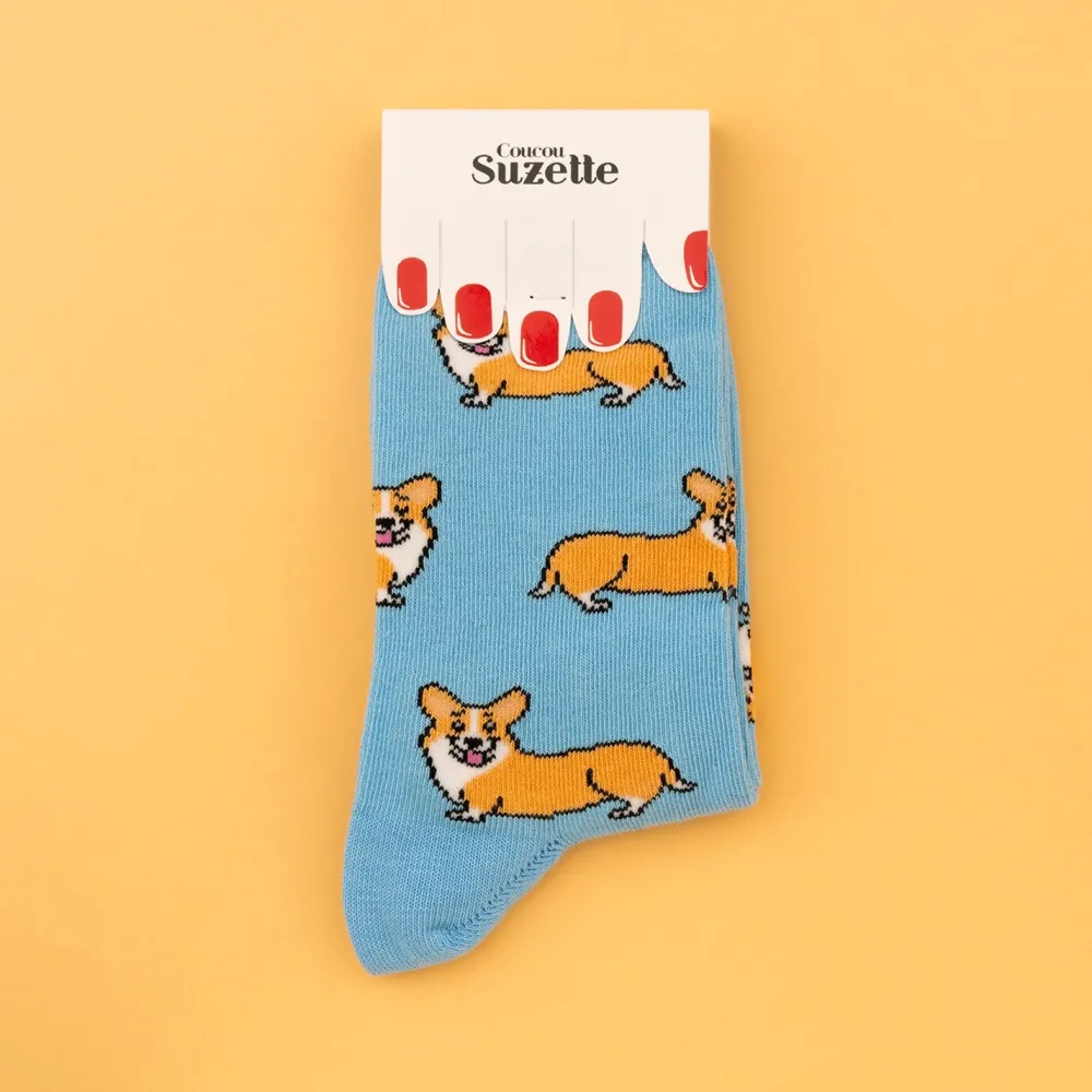 Cheap Chaussettes Corgi Chaussettes Coton