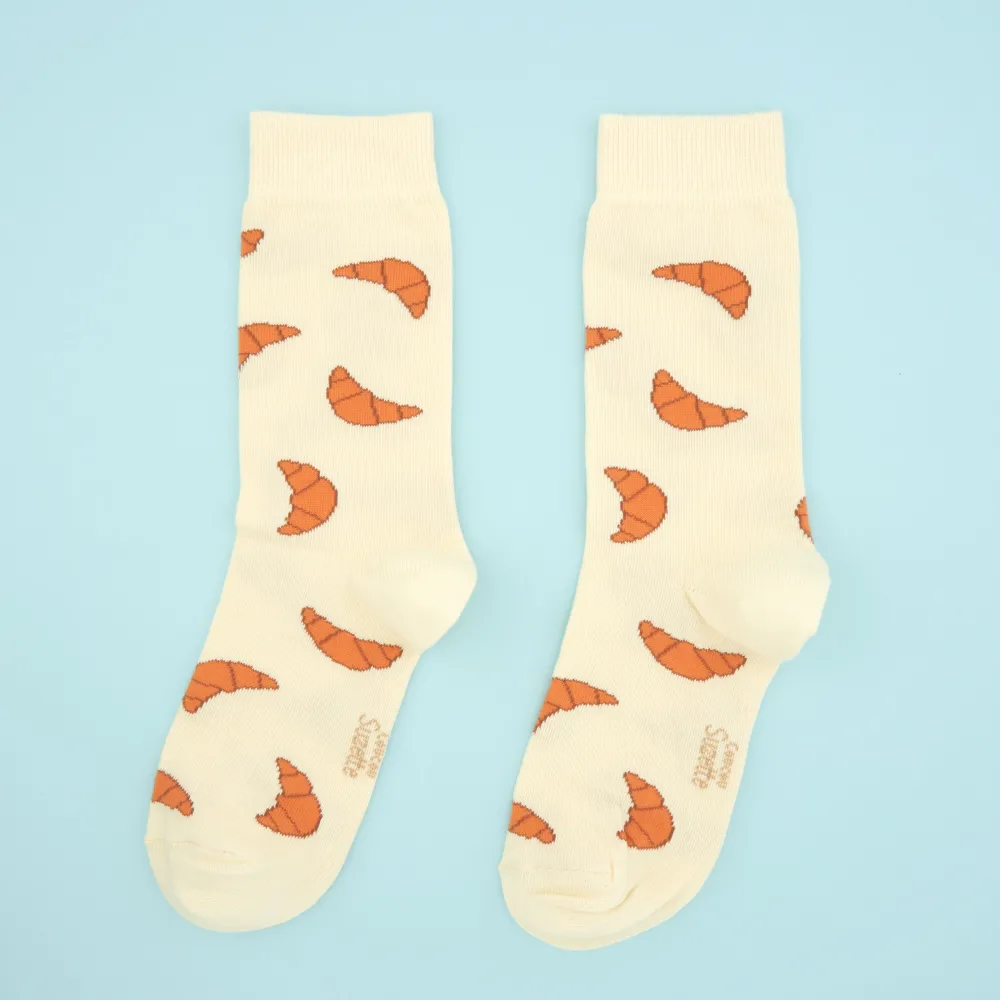 Clearance Chaussettes Croissant Chaussettes Coton