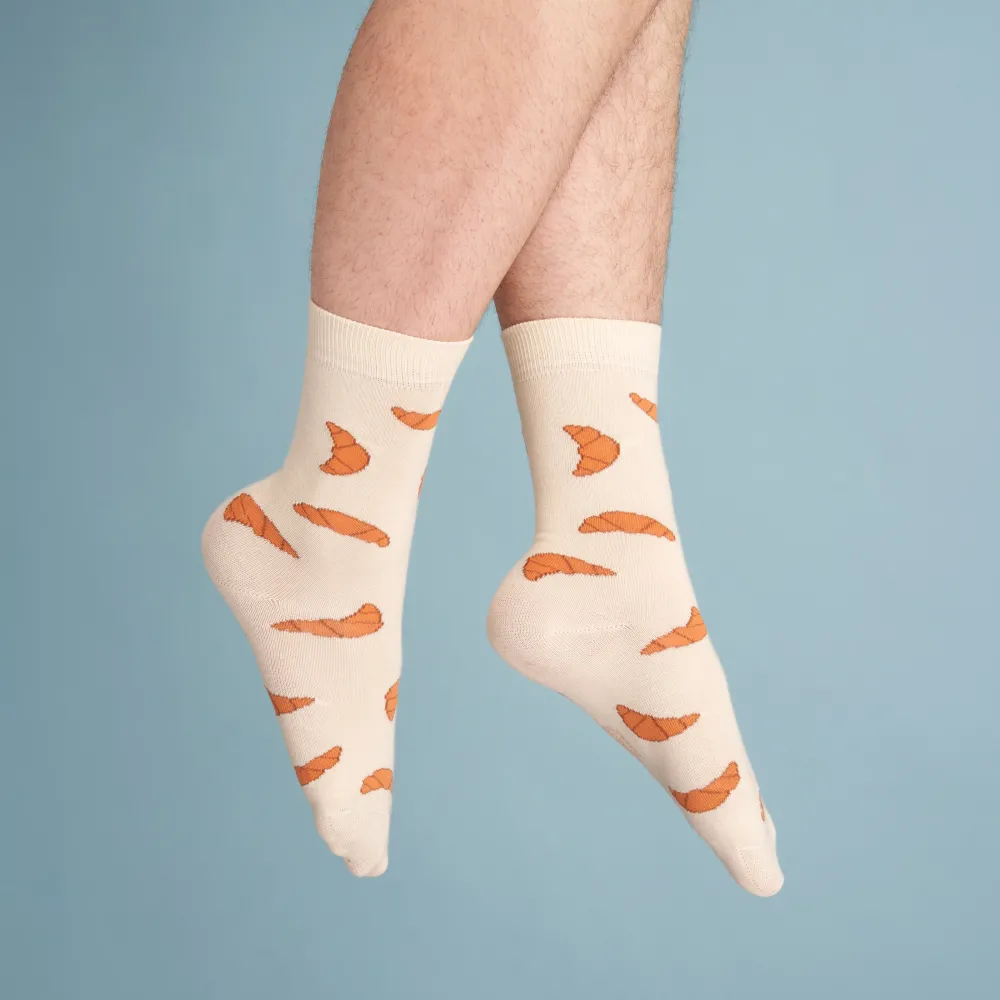 Clearance Chaussettes Croissant Chaussettes Coton