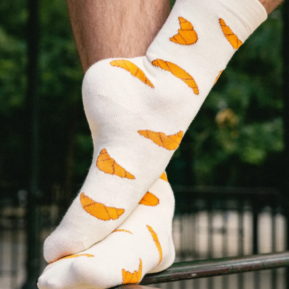 Clearance Chaussettes Croissant Chaussettes Coton