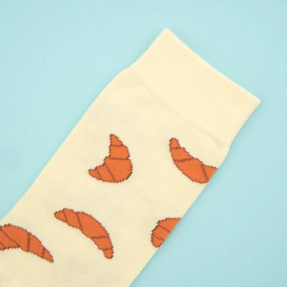 Clearance Chaussettes Croissant Chaussettes Coton
