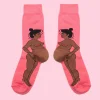 Fashion Chaussettes Enceinte - Noire Chaussettes Coton