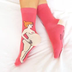 New Chaussettes Enceinte - Rousse Chaussettes Coton