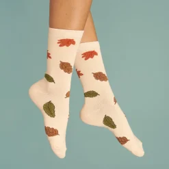 Cheap Chaussettes Feuilles d'automne Chaussettes Coton