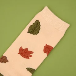 Cheap Chaussettes Feuilles d'automne Chaussettes Coton