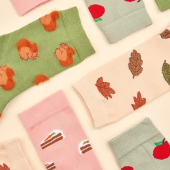 Cheap Chaussettes Feuilles d'automne Chaussettes Coton
