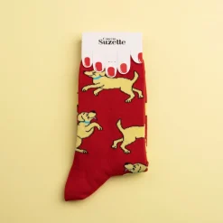 Best Chaussettes Golden Retriever Chaussettes Coton