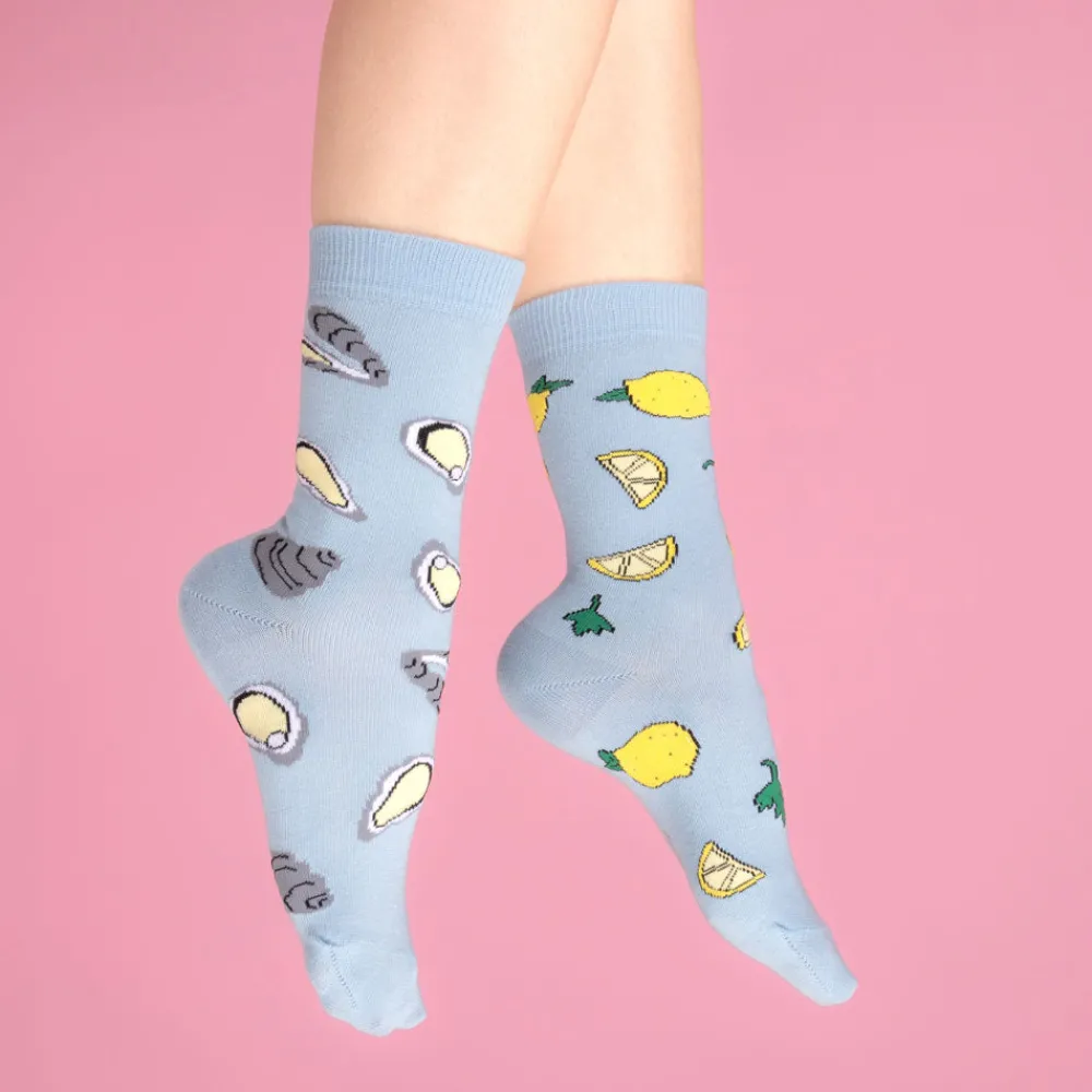 Cheap Chaussettes Huître & Citron Chaussettes Coton