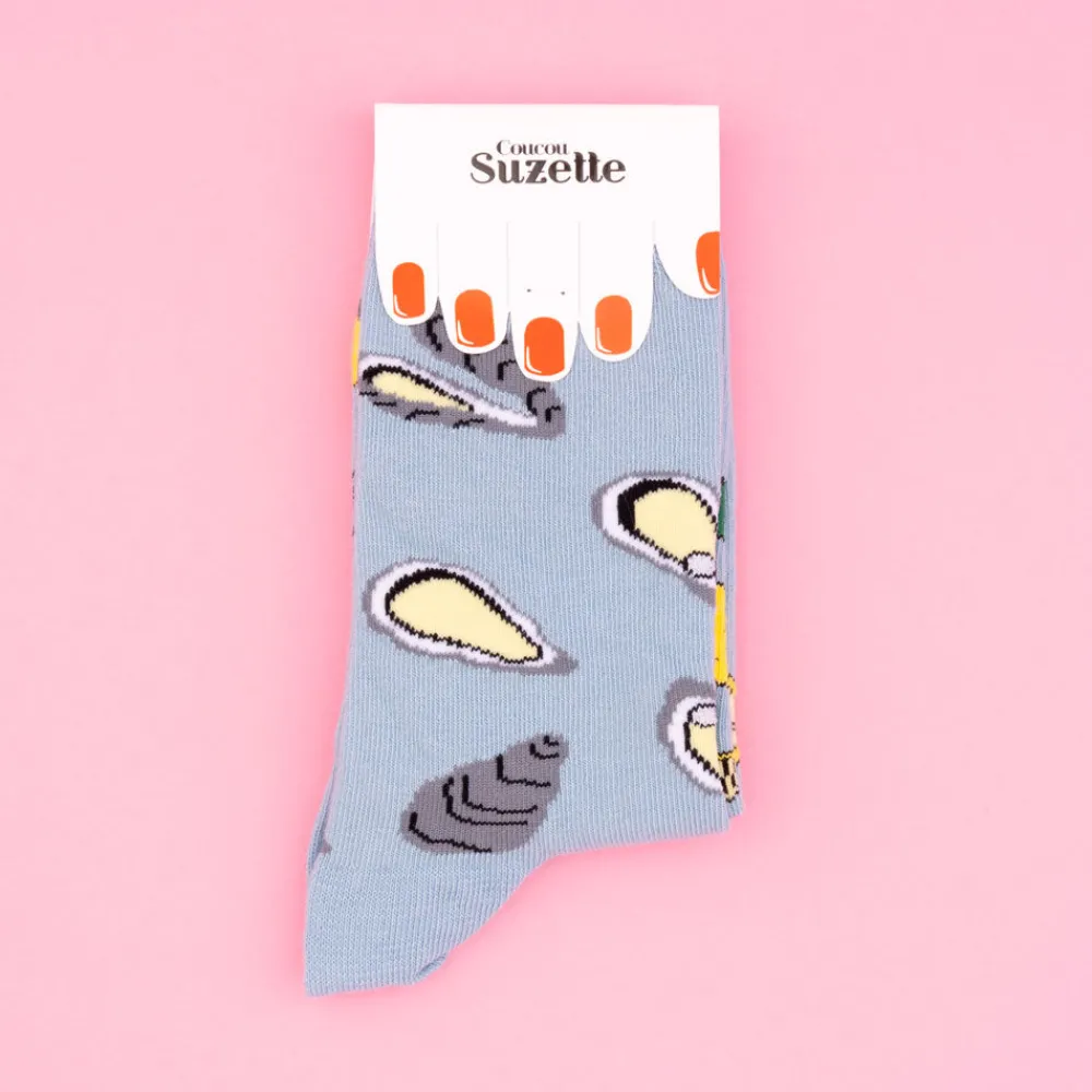 Cheap Chaussettes Huître & Citron Chaussettes Coton