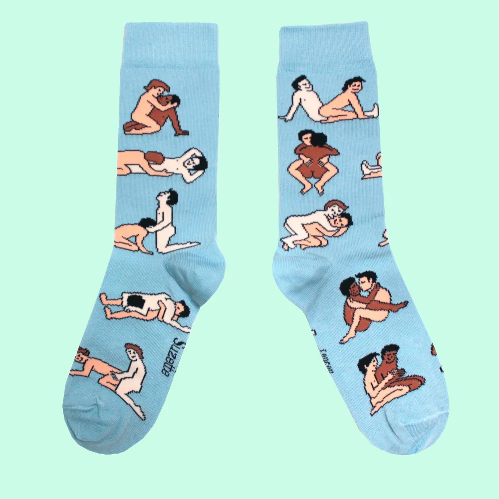 Fashion Chaussettes Kamasutra - Couples Gay Mecs Chaussettes Coton
