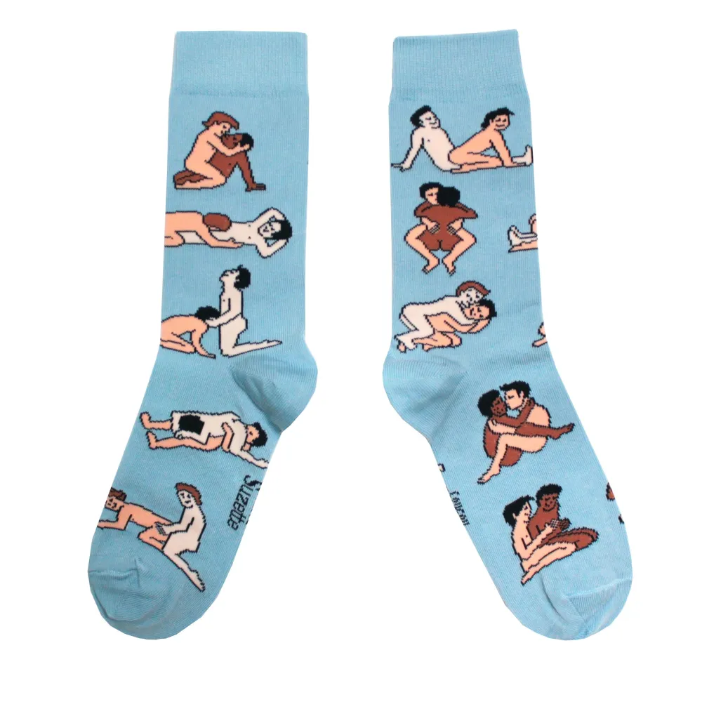 Fashion Chaussettes Kamasutra - Couples Gay Mecs Chaussettes Coton