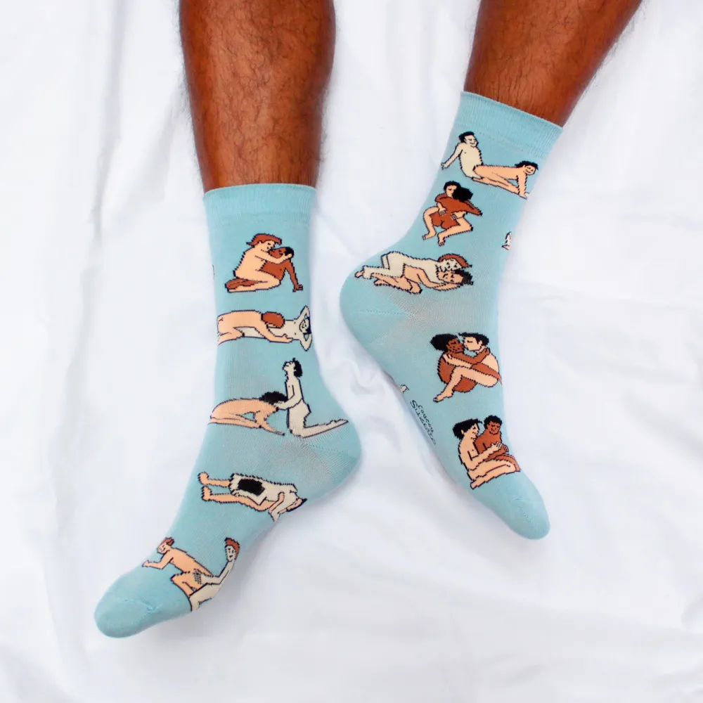 Fashion Chaussettes Kamasutra - Couples Gay Mecs Chaussettes Coton