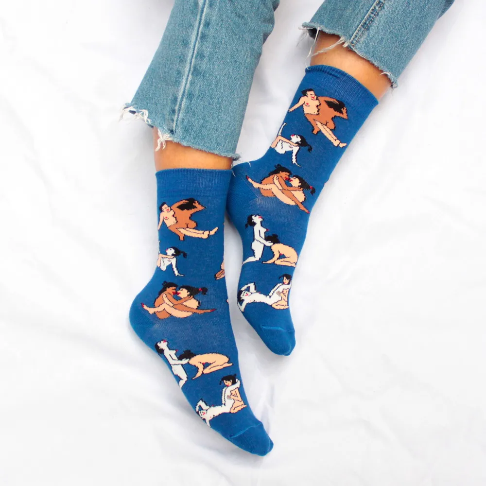 Hot Chaussettes Kamasutra - Couples Gay Filles Chaussettes Coton