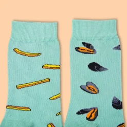 Discount Chaussettes Moules Frites Chaussettes Coton
