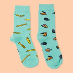 Discount Chaussettes Moules Frites Chaussettes Coton