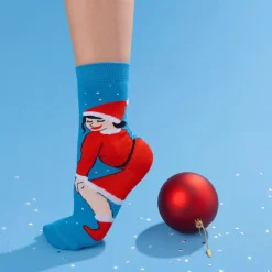 Sale Chaussettes Mère Noël Chaussettes Coton