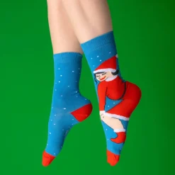 Sale Chaussettes Mère Noël Chaussettes Coton