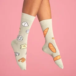 Fashion Chaussettes Pain & Fromage Chaussettes Coton