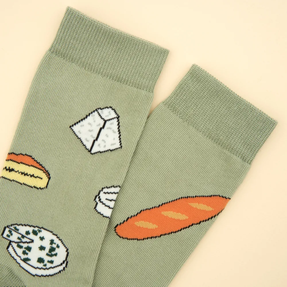 Fashion Chaussettes Pain & Fromage Chaussettes Coton