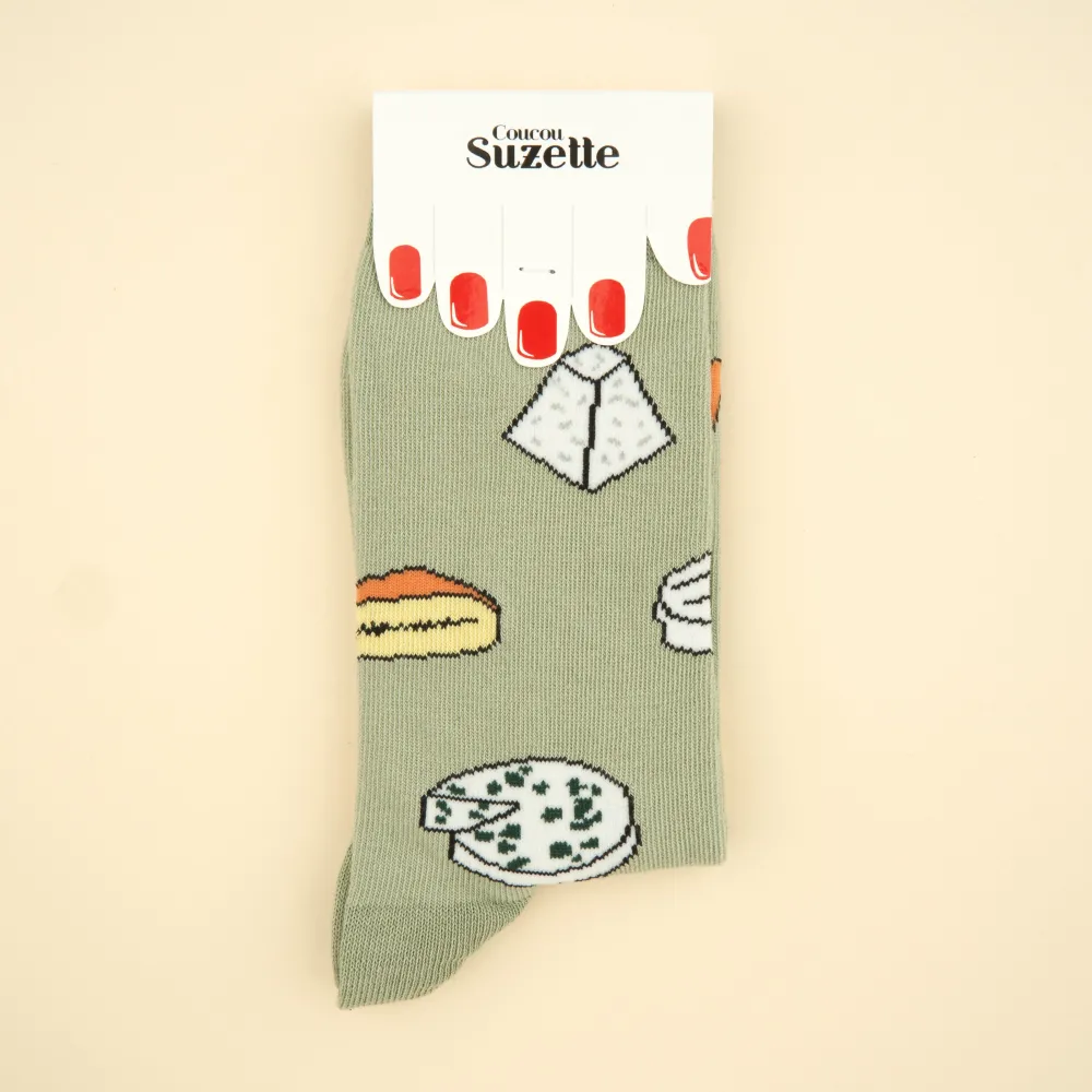 Fashion Chaussettes Pain & Fromage Chaussettes Coton