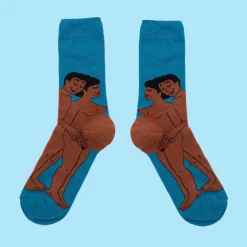 Store Chaussettes Parents - Maman et Papa noirs Chaussettes Coton