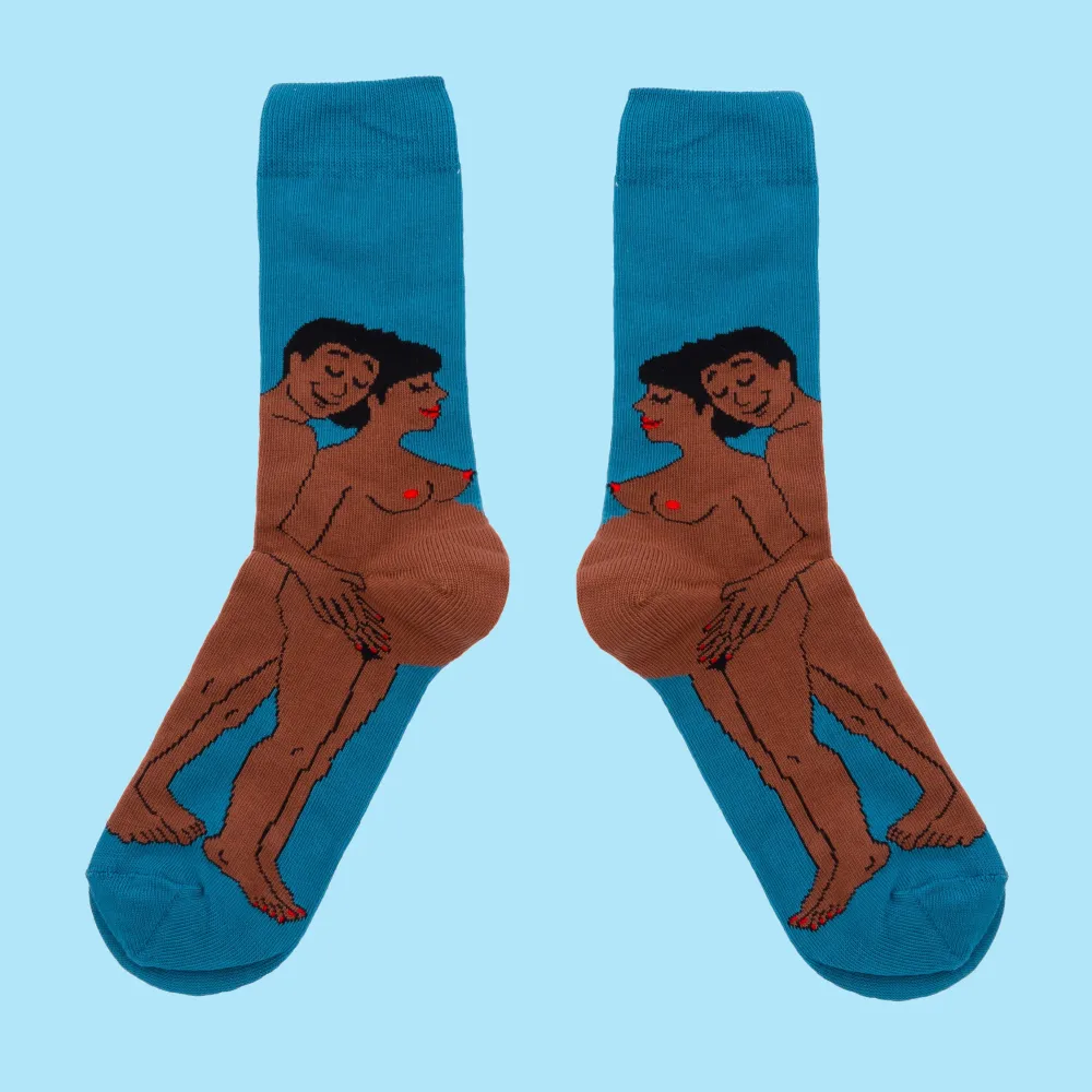 Store Chaussettes Parents - Maman et Papa noirs Chaussettes Coton