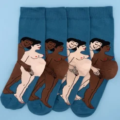 Store Chaussettes Parents - Maman et Papa noirs Chaussettes Coton