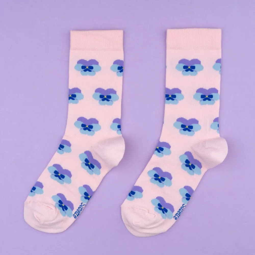 Fashion Chaussettes Pensée Chaussettes Coton