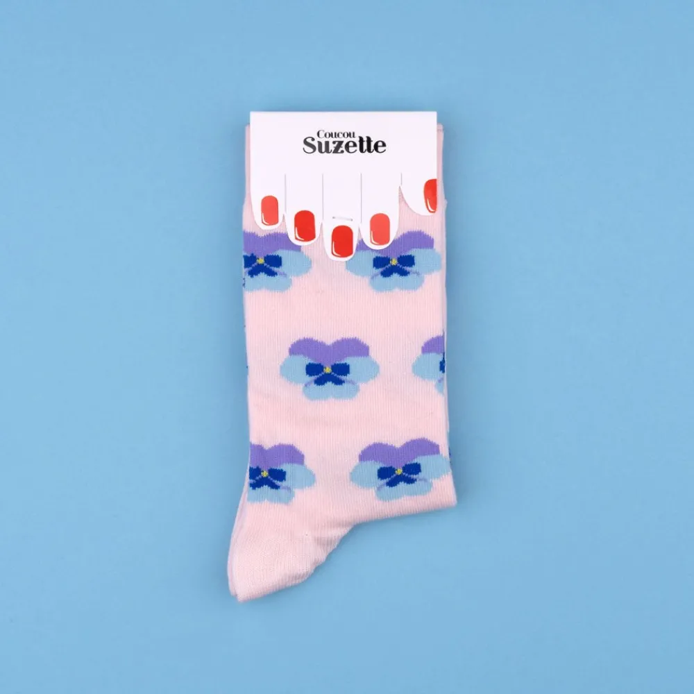 Fashion Chaussettes Pensée Chaussettes Coton