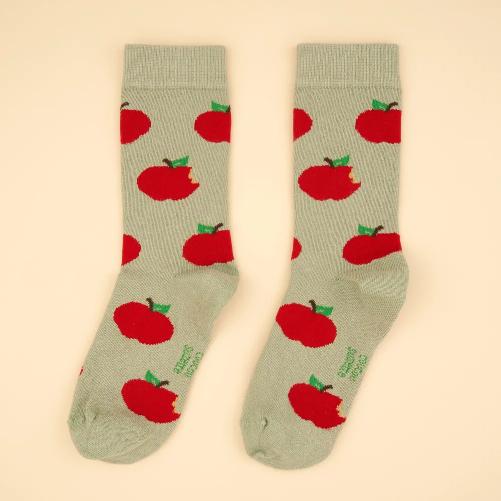Cheap Chaussettes Pomme Chaussettes Coton