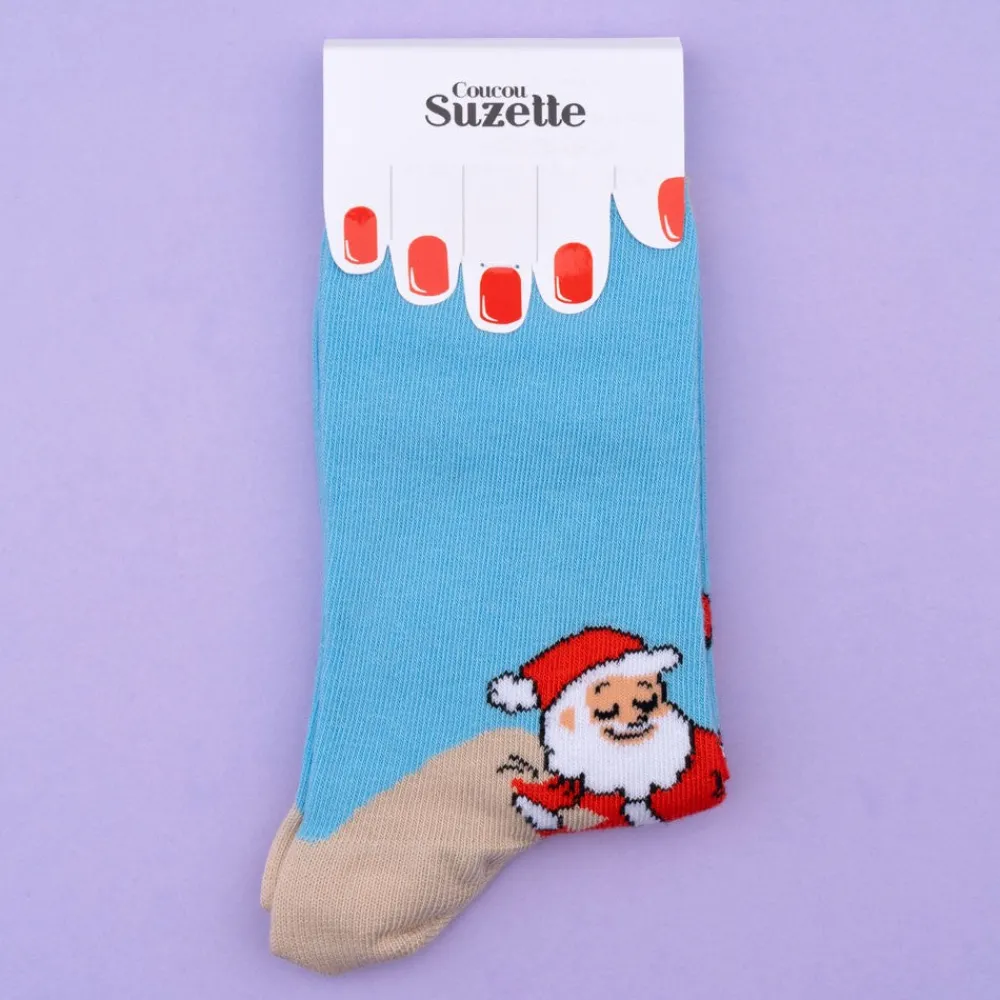Store Chaussettes Père Noël Chaussettes Coton