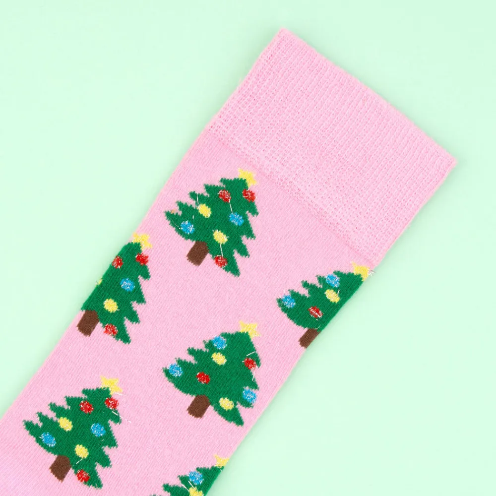 Sale Chaussettes Sapin de Noël Chaussettes Coton