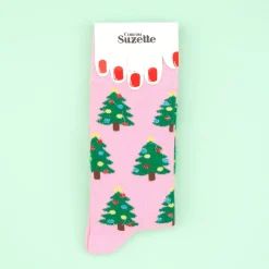Sale Chaussettes Sapin de Noël Chaussettes Coton