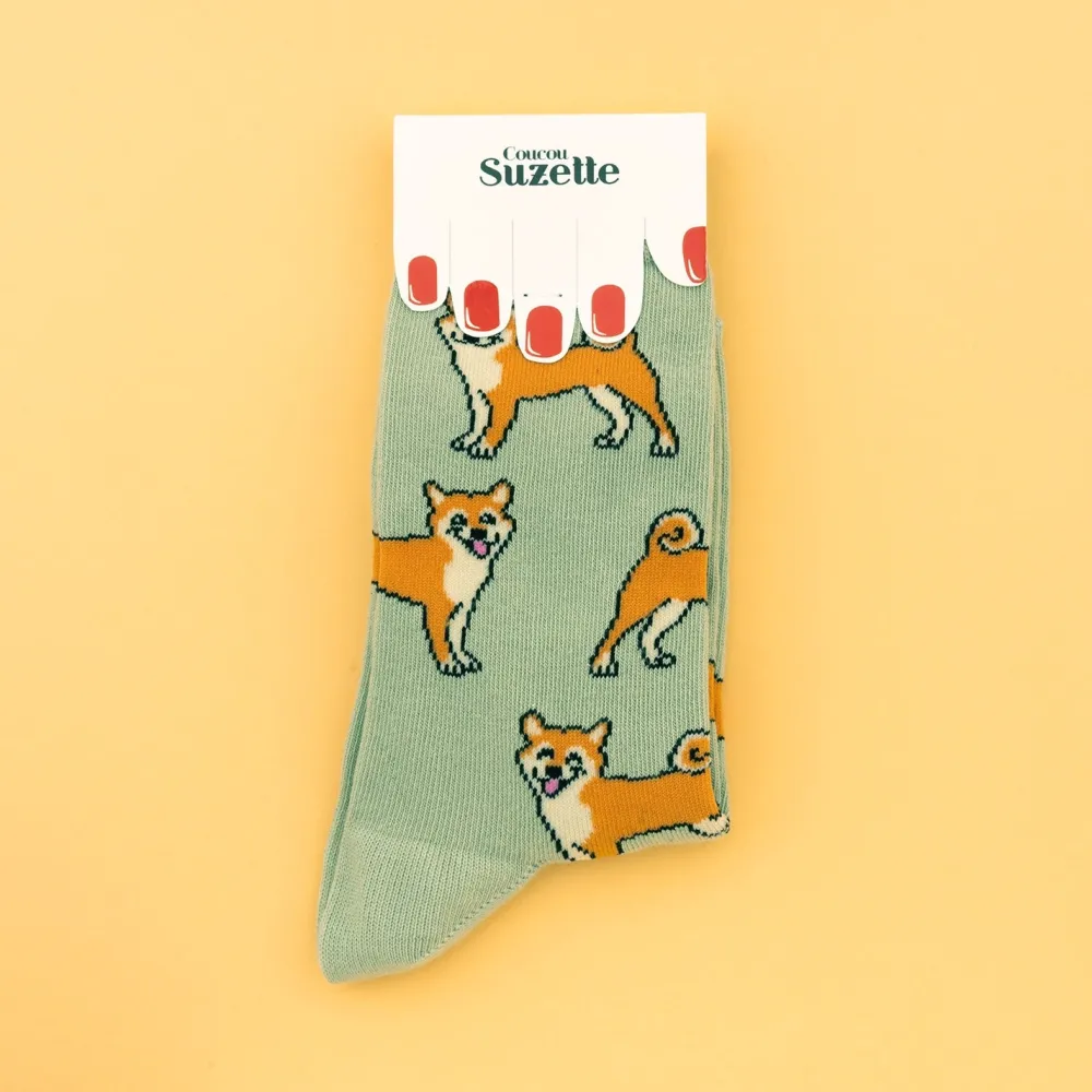 Clearance Chaussettes Shiba Chaussettes Coton