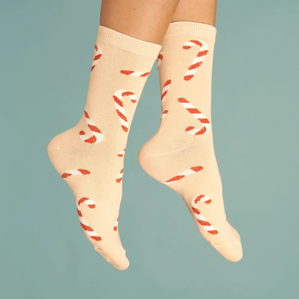 Online Chaussettes Sucre d'orge à paillettes Chaussettes Coton