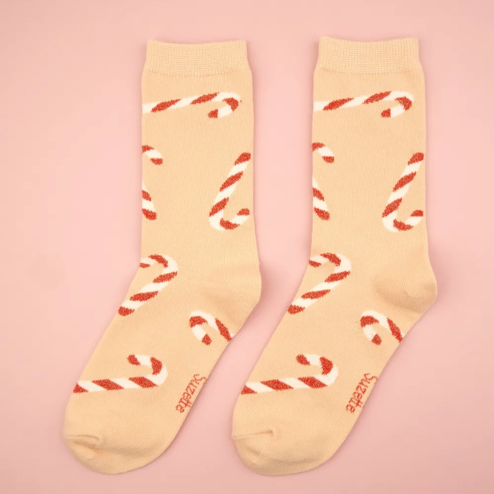 Online Chaussettes Sucre d'orge à paillettes Chaussettes Coton