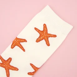 Clearance Chaussettes Étoile de mer Chaussettes Coton