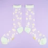 Cheap Chaussettes transparentes Pâquerette Chaussettes Transparentes