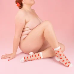 Hot Chaussettes transparentes Coeur Chaussettes Transparentes