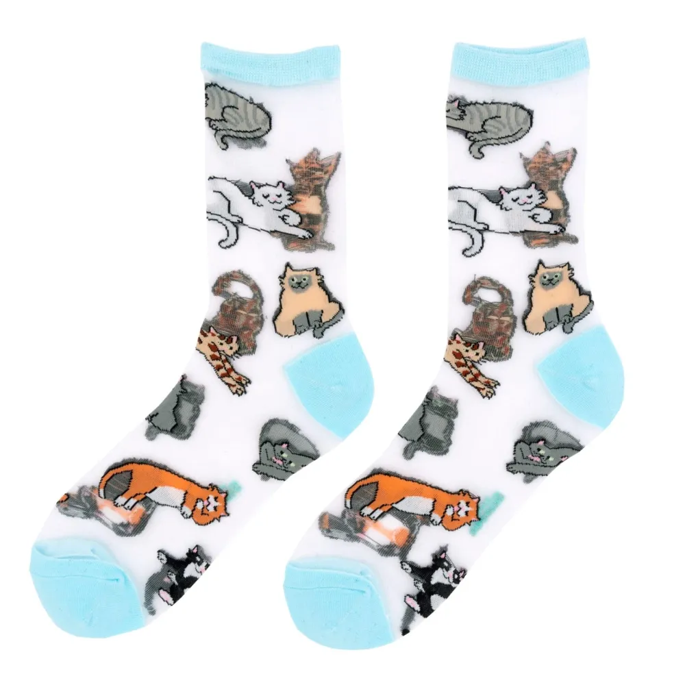 Discount Chaussettes transparentes Miaou Chaussettes Transparentes