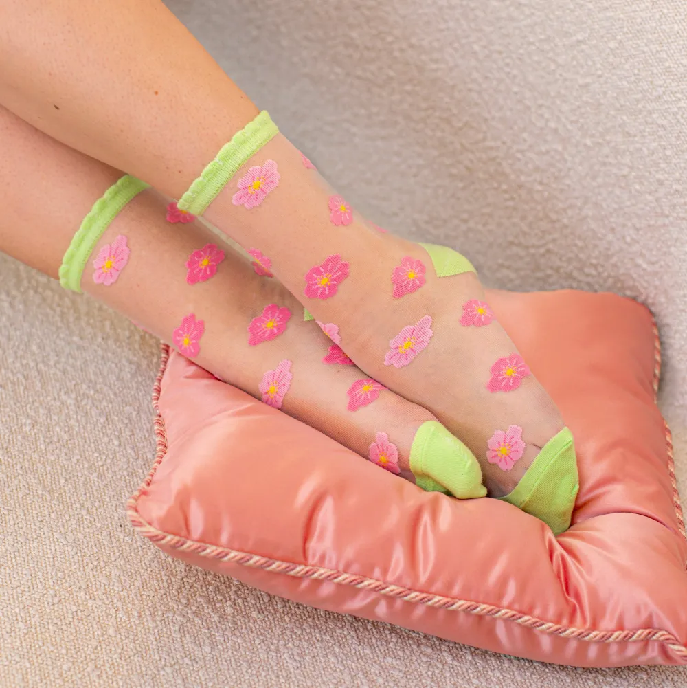 Outlet Chaussettes transparentes Sakura Chaussettes Transparentes