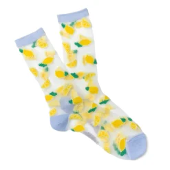Clearance Chaussettes transparentes Citron Chaussettes Transparentes