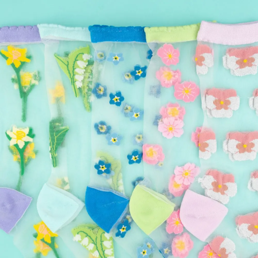 Sale Chaussettes transparentes Myosotis Chaussettes Transparentes