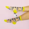 Sale Chaussettes transparentes Bouledogue Chaussettes Transparentes